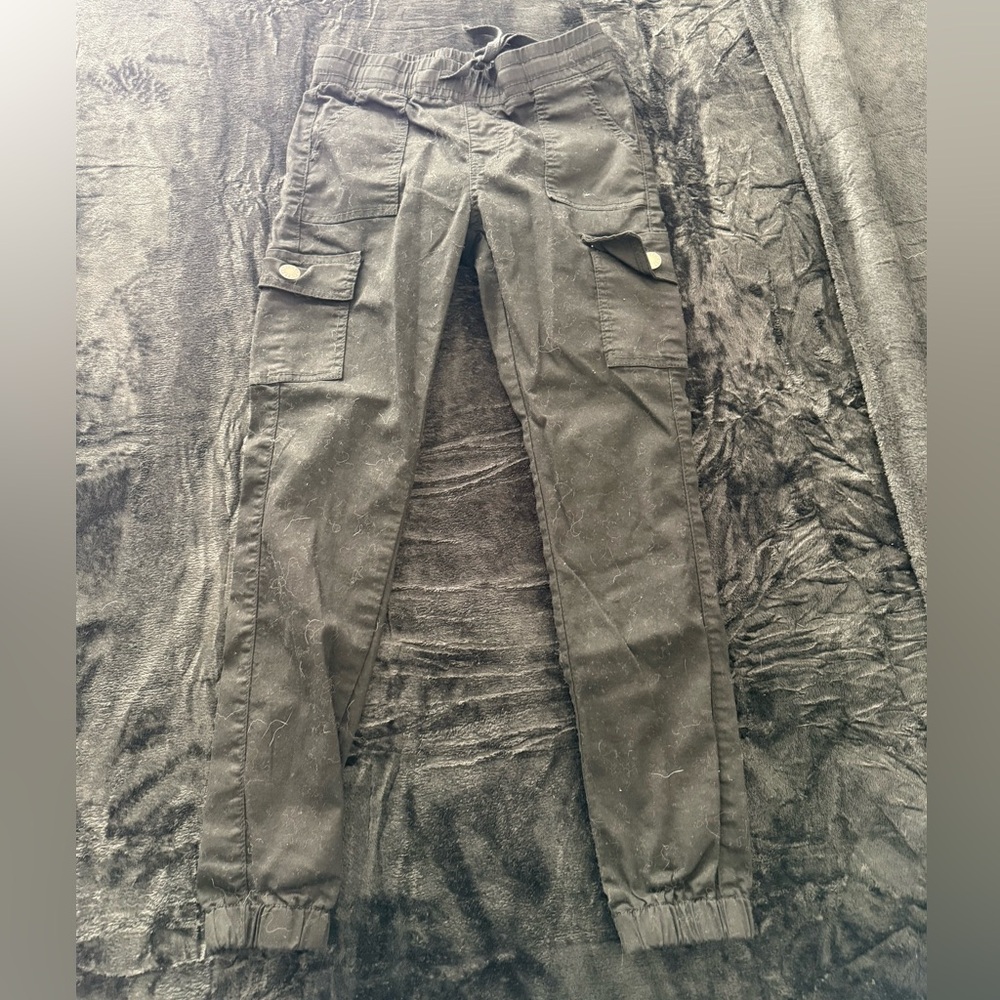 VIP Black Cargo Joggers